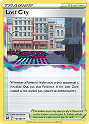 Lost City Lost Origin Pokemon Card