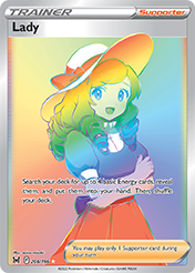 Lady Lost Origin Pokemon Card
