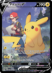 Card image - Pikachu V - TG16 from Lost Origin
