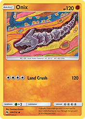 Onix Lost Thunder Pokemon Card