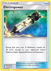Electropower Lost Thunder Pokemon Card