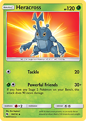 Heracross Lost Thunder Pokemon Card