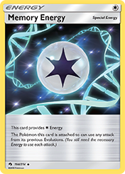 Memory Energy Lost Thunder Pokemon Card