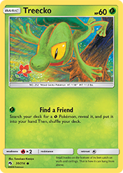 Treecko Lost Thunder Card List