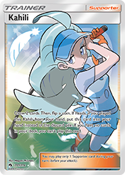 Kahili Lost Thunder Pokemon Card