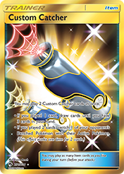 Custom Catcher Lost Thunder Pokemon Card