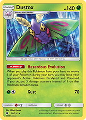 Dustox Lost Thunder Pokemon Card