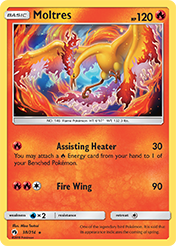 Moltres Lost Thunder Pokemon Card