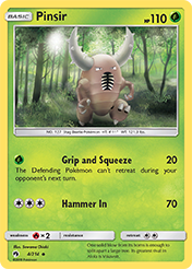 Pinsir Lost Thunder Card List