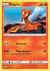 Slugma Lost Thunder Pokemon Card