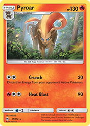 Pyroar Lost Thunder Pokemon Card