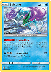 Suicune Lost Thunder Pokemon Card