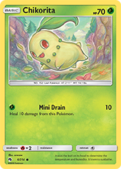 Chikorita Lost Thunder Card List