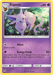 Card image - Espeon - 89 from Lost Thunder