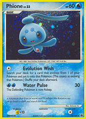Phione Majestic Dawn Pokemon Card