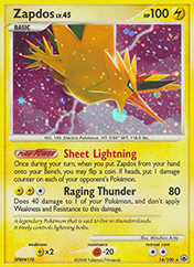 Zapdos Majestic Dawn Card List