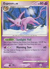 Espeon Majestic Dawn Card List