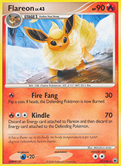 Flareon Majestic Dawn Pokemon Card