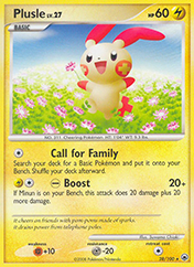 Plusle Majestic Dawn Pokemon Card