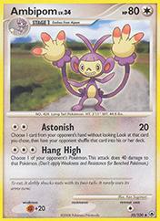 Ambipom Majestic Dawn Pokemon Card