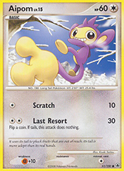 Aipom Majestic Dawn Pokemon Card
