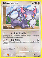 Glameow Majestic Dawn Pokemon Card