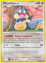 Munchlax Majestic Dawn Pokemon Card