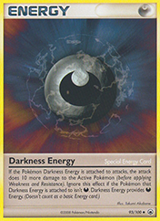 Darkness Energy Majestic Dawn Pokemon Card