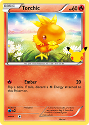 Torchic McDonald's 25th Anniversary Card List