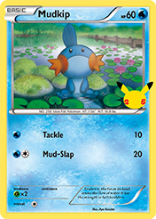 Mudkip McDonald's 25th Anniversary Pokemon Card