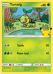 Turtwig McDonald's 25th Anniversary Card List