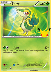 Snivy McDonald's 25th Anniversary Card List