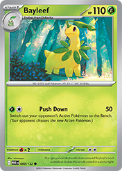 Bayleef Mega Evolution Pokemon Card