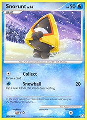 Snorunt Mysterious Treasures Pokemon Card