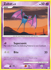 Zubat Mysterious Treasures Pokemon Card