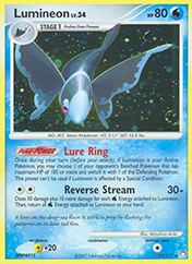 Lumineon Mysterious Treasures Card List