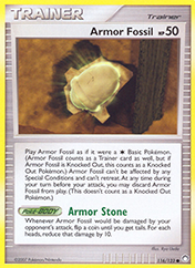 Armor Fossil Mysterious Treasures Pokemon Card