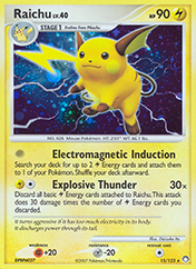 Raichu Mysterious Treasures Card List