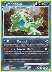 Tyranitar Mysterious Treasures Card List