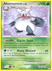 Abomasnow Mysterious Treasures Card List