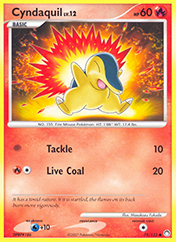 Cyndaquil Mysterious Treasures Pokemon Card