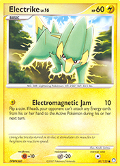 Electrike Mysterious Treasures Pokemon Card