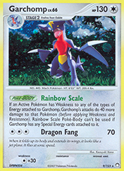 Garchomp Mysterious Treasures Card List