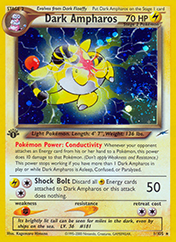 Dark Ampharos Neo Destiny Card List