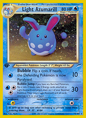 Light Azumarill Neo Destiny Card List