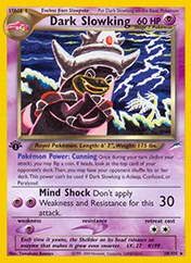 Dark Slowking Neo Destiny Pokemon Card