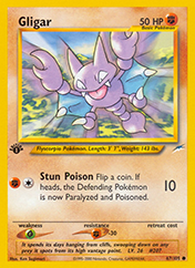 Gligar Neo Destiny Pokemon Card