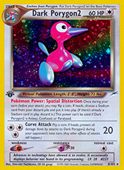 Dark Porygon2 Neo Destiny Card List