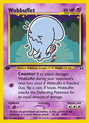 Wobbuffet Neo Discovery Pokemon Card