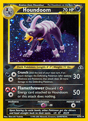 Houndoom Neo Discovery Card List